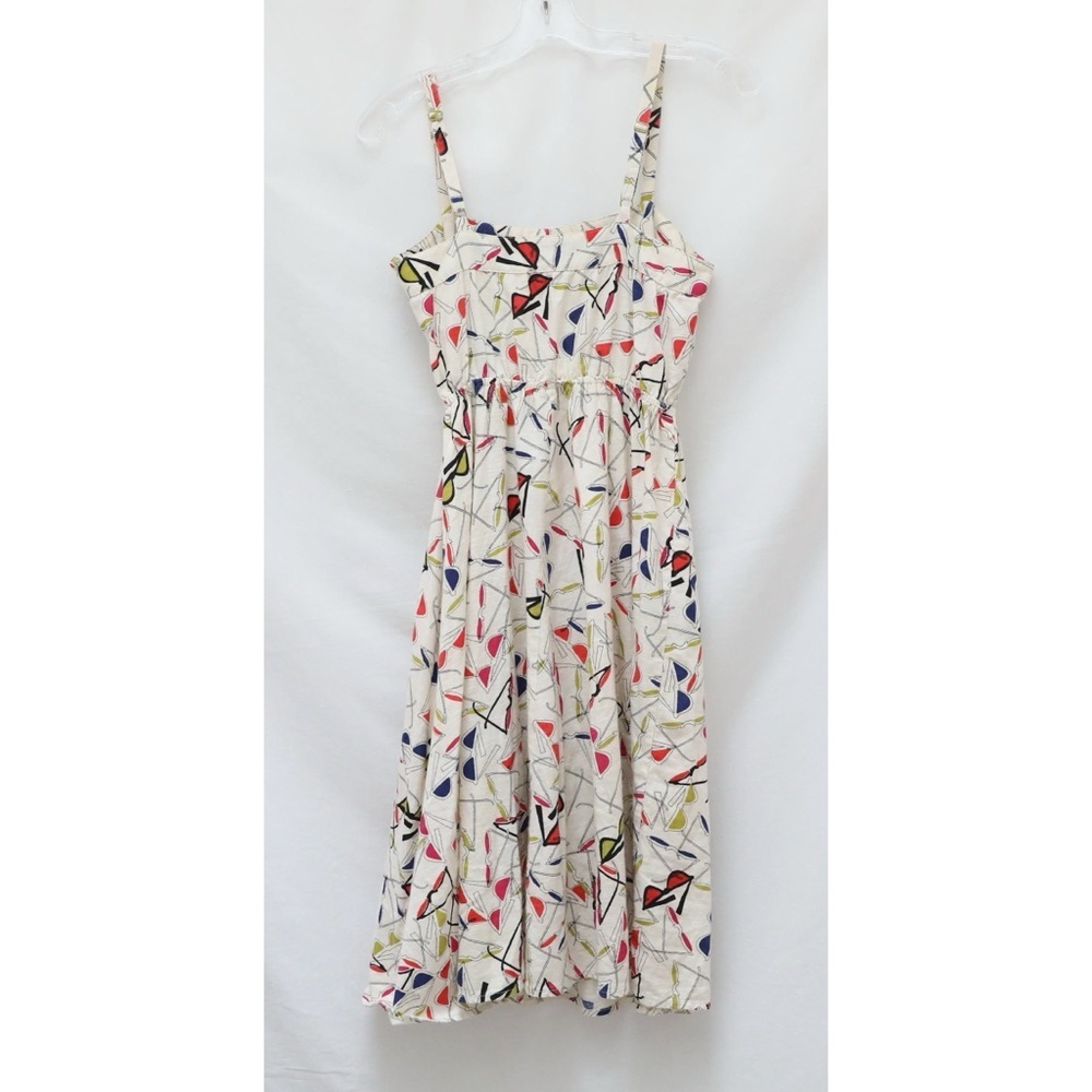 Cooperative novelty print summer dress cotton M medium sunglasses beach retro - Picture 2 of 7